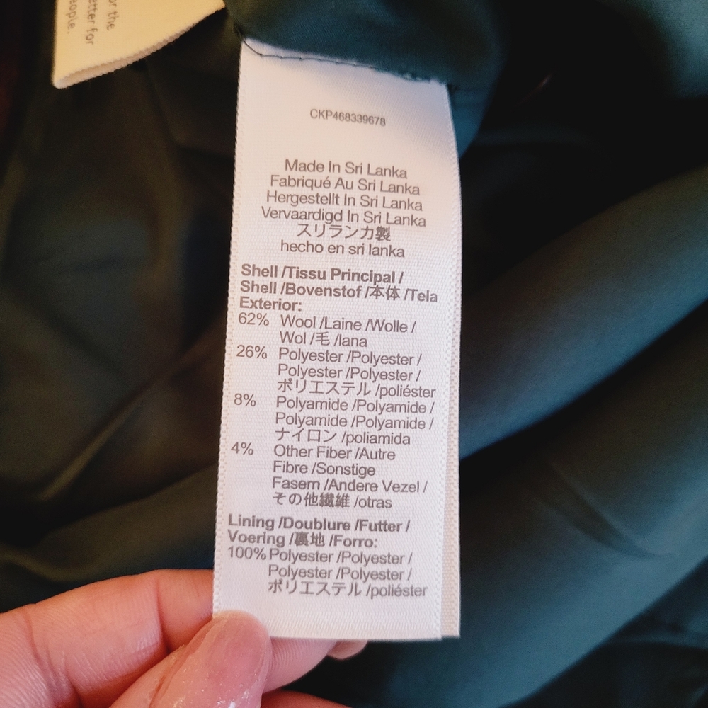 Green Plaid Button-Up Skirt - Picture 8 of 12